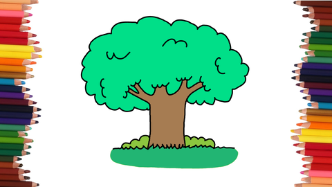 COMO DIBUJAR UN ARBOL