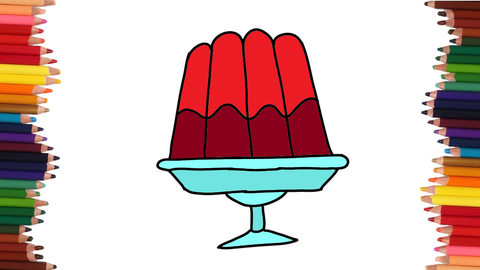 COMO DIBUJAR GELATINA