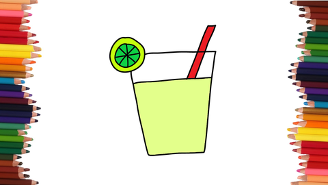 COMO DIBUJAR UNA LIMONADA