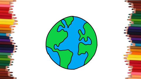 COMO DIBUJAR LA TIERRA