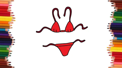 COMO DIBUJAR UN BIKINI