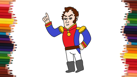 COMO DIBUJAR A SIMON BOLIVAR FACILMENTE