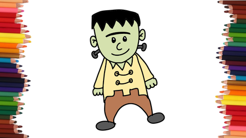 COMO DIBUJAR A FRANKENSTEIN