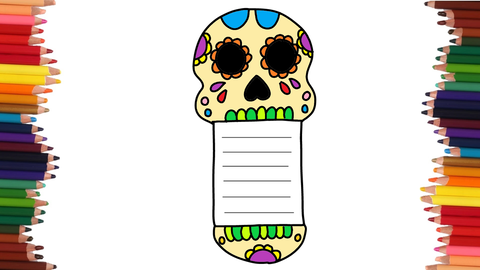 COMO DIBUJAR UNA CALAVERITA LITERARI