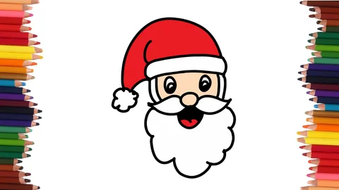 COMO DIBUJAR A PAPA NOEL