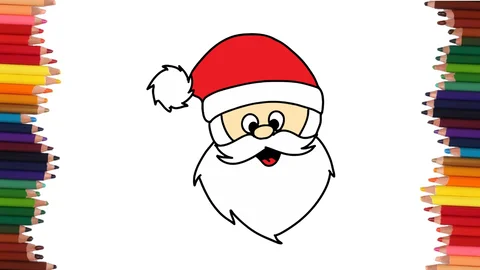 COMO DIBUJAR A PAPA NOEL