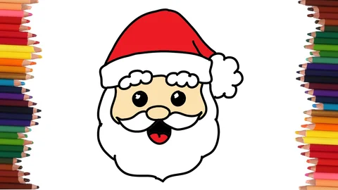 COMO DIBUJAR A SANTA