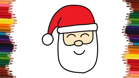 COMO DIBUJAR A PAPA NOEL