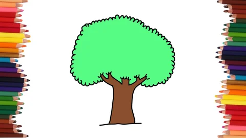 COMO DIBUJAR UN ARBOL