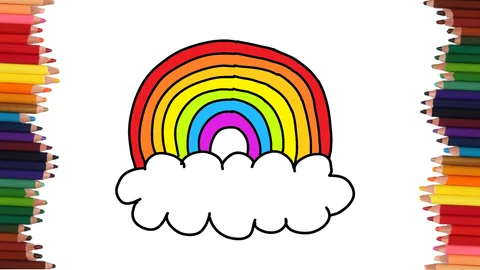 COMO DIBUJAR UN ARCOIRIS