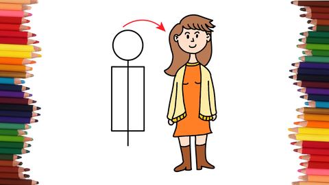 COMO DIBUJAR UNA MUJER