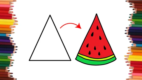 COMO DIBUJAR UNA SANDIA