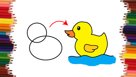 COMO DIBUJAR UN PATO