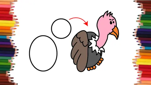 COMO DIBUJAR UN BUITRE